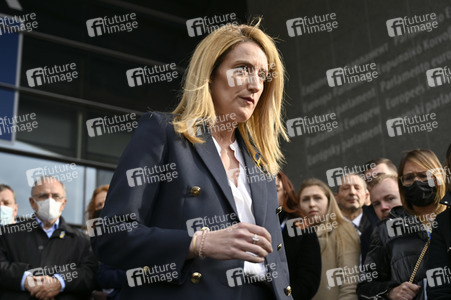 Ukraine Demonstration vor dem EU-Parlament in Brüssel
