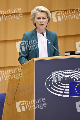 Debatte zur Aggression Russlands gegen die Ukraine im Europäischen Parlament in Brüssel
