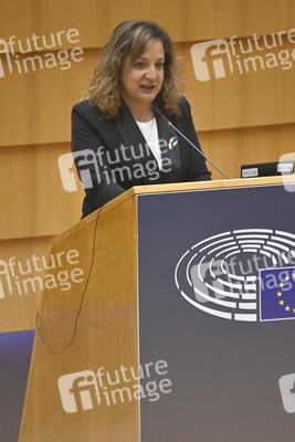 Debatte zur Aggression Russlands gegen die Ukraine im Europäischen Parlament in Brüssel