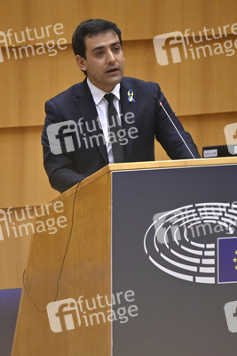 Debatte zur Aggression Russlands gegen die Ukraine im Europäischen Parlament in Brüssel