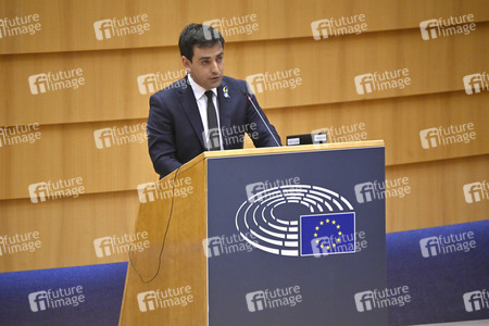 Debatte zur Aggression Russlands gegen die Ukraine im Europäischen Parlament in Brüssel