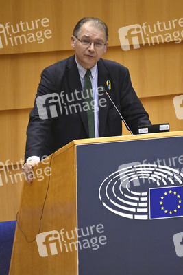 Debatte zur Aggression Russlands gegen die Ukraine im Europäischen Parlament in Brüssel