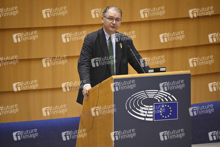 Debatte zur Aggression Russlands gegen die Ukraine im Europäischen Parlament in Brüssel