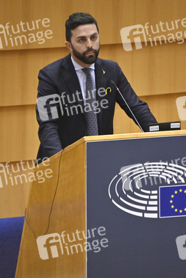 Debatte zur Aggression Russlands gegen die Ukraine im Europäischen Parlament in Brüssel
