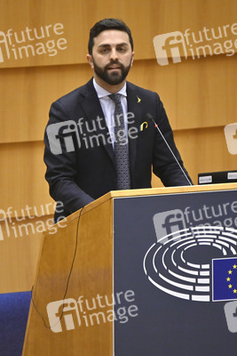 Debatte zur Aggression Russlands gegen die Ukraine im Europäischen Parlament in Brüssel