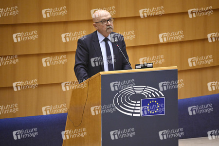 Debatte zur Aggression Russlands gegen die Ukraine im Europäischen Parlament in Brüssel