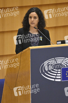 Debatte zur Aggression Russlands gegen die Ukraine im Europäischen Parlament in Brüssel