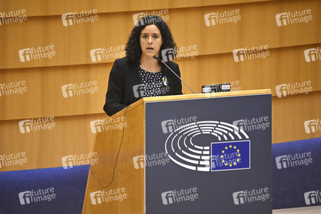 Debatte zur Aggression Russlands gegen die Ukraine im Europäischen Parlament in Brüssel