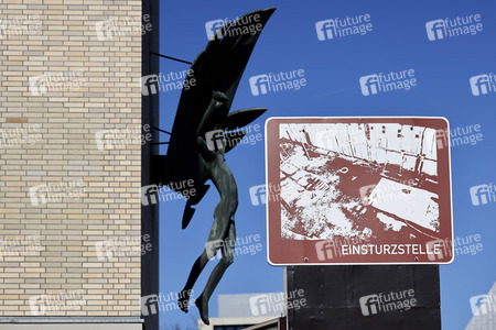 Einsturzstelle vom Stadtarchiv in Köln