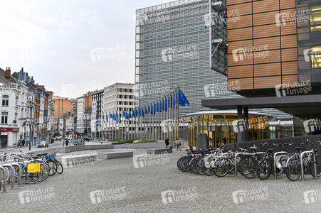Das Berlaymont-Gebäude in Brüssel