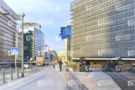 Das Berlaymont-Gebäude in Brüssel