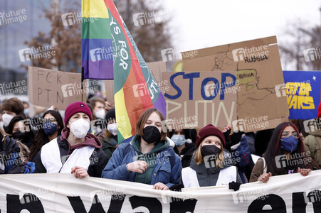 Fridays for Future Demo gegen den Krieg in der Ukraine in Berlin