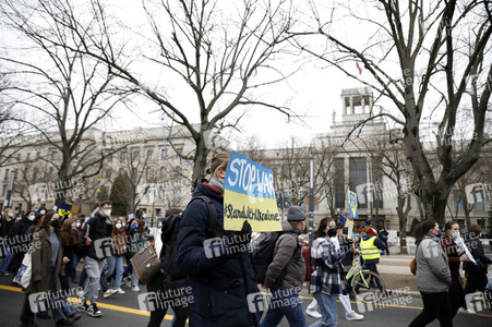 Fridays for Future Demo gegen den Krieg in der Ukraine in Berlin