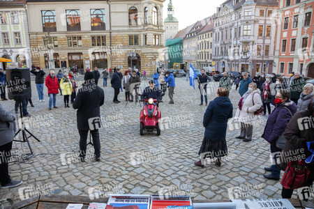 Friedenskundgebung statt Politischer Aschermittwoch der Partei Die Linke in Bautzen