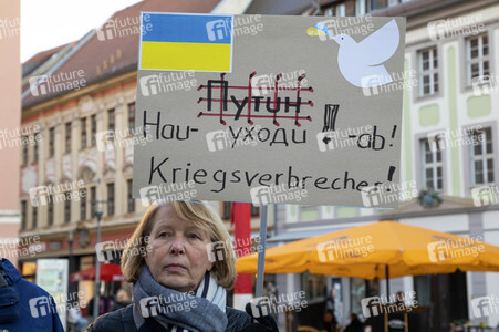 Friedenskundgebung statt Politischer Aschermittwoch der Partei Die Linke in Bautzen