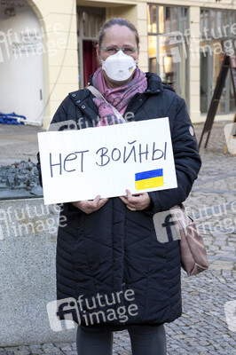 Friedenskundgebung statt Politischer Aschermittwoch der Partei Die Linke in Bautzen