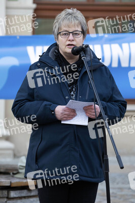 Friedenskundgebung statt Politischer Aschermittwoch der Partei Die Linke in Bautzen
