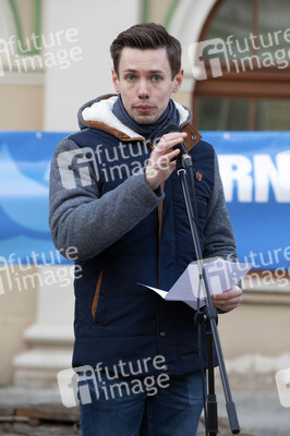 Friedenskundgebung statt Politischer Aschermittwoch der Partei Die Linke in Bautzen