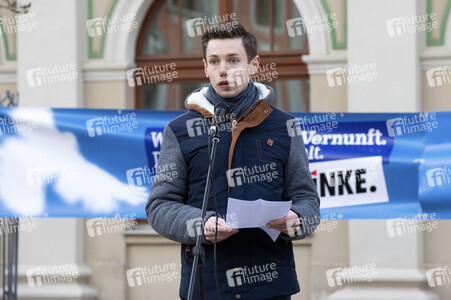 Friedenskundgebung statt Politischer Aschermittwoch der Partei Die Linke in Bautzen