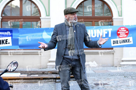Friedenskundgebung statt Politischer Aschermittwoch der Partei Die Linke in Bautzen