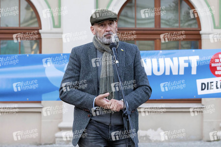 Friedenskundgebung statt Politischer Aschermittwoch der Partei Die Linke in Bautzen