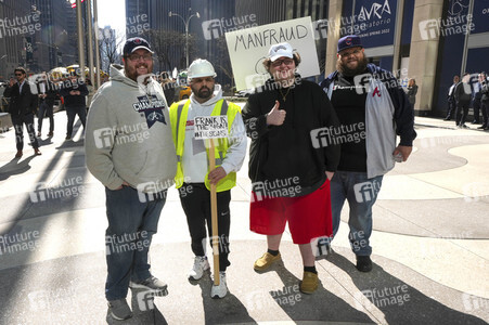 Protest vor der Major League Baseball Zentrale in New York