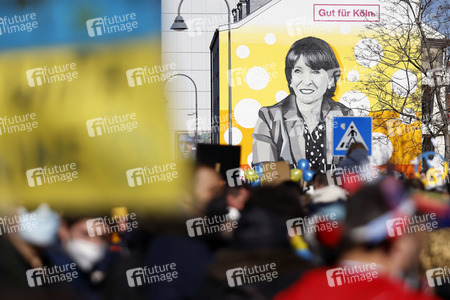 Wandgemälde von Henriette Reker in Köln