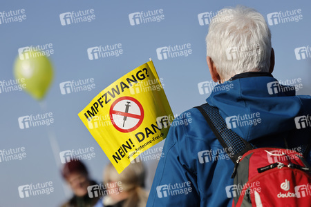 Coronademo in Düsseldorf