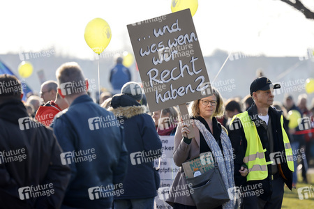 Coronademo in Düsseldorf