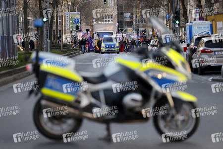 Coronademo in Düsseldorf
