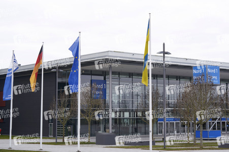 Zeltunterkünfte für ukrainische Flüchtlinge in Hannover