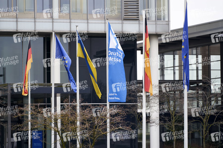 Zeltunterkünfte für ukrainische Flüchtlinge in Hannover