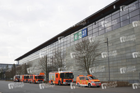 Zeltunterkünfte für ukrainische Flüchtlinge in Hannover