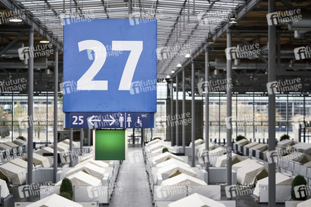 Zeltunterkünfte für ukrainische Flüchtlinge in Hannover