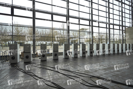 Zeltunterkünfte für ukrainische Flüchtlinge in Hannover