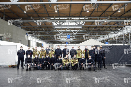 Zeltunterkünfte für ukrainische Flüchtlinge in Hannover