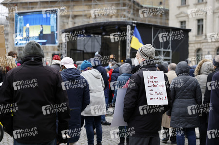 Stimmen zum Krieg in der Ukraine in Berlin