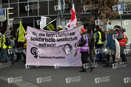 Kita Warnstreik am Weltfrauentag in Nürnberg