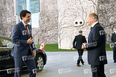 Empfang des Premierministers von Kanada in Berlin