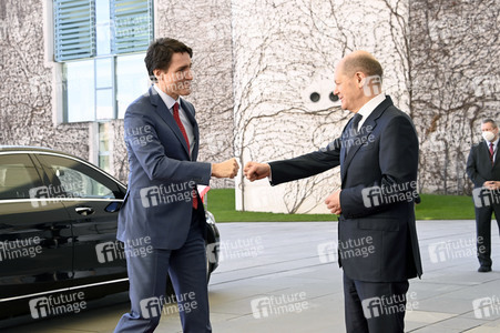 Empfang des Premierministers von Kanada in Berlin