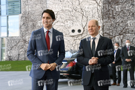 Empfang des Premierministers von Kanada in Berlin