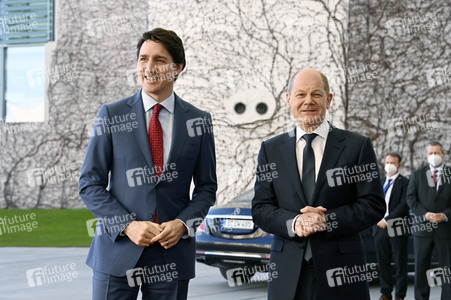 Empfang des Premierministers von Kanada in Berlin