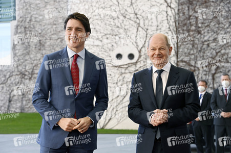 Empfang des Premierministers von Kanada in Berlin