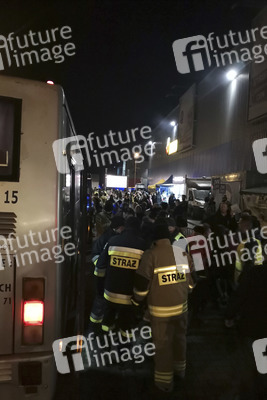 Erstaufnahmelager für ukrainische Flüchtlinge in Korczowa