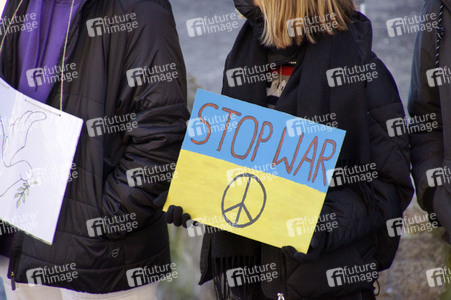 Menschenkette gegen Ukraine-Krieg in Görlitz