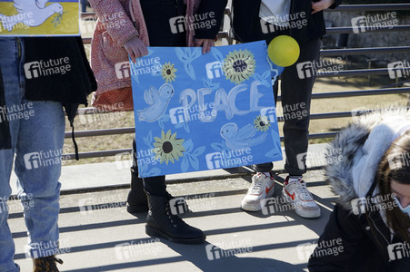 Menschenkette gegen Ukraine-Krieg in Görlitz