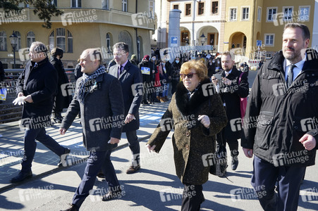 Menschenkette gegen Ukraine-Krieg in Görlitz