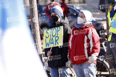 Demonstration gegen den Krieg in der Ukraine und für Klimagerechtigkeit in Berlin