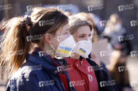 Demonstration gegen den Krieg in der Ukraine und für Klimagerechtigkeit in Berlin