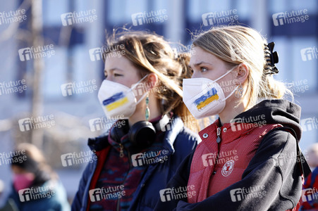 Demonstration gegen den Krieg in der Ukraine und für Klimagerechtigkeit in Berlin